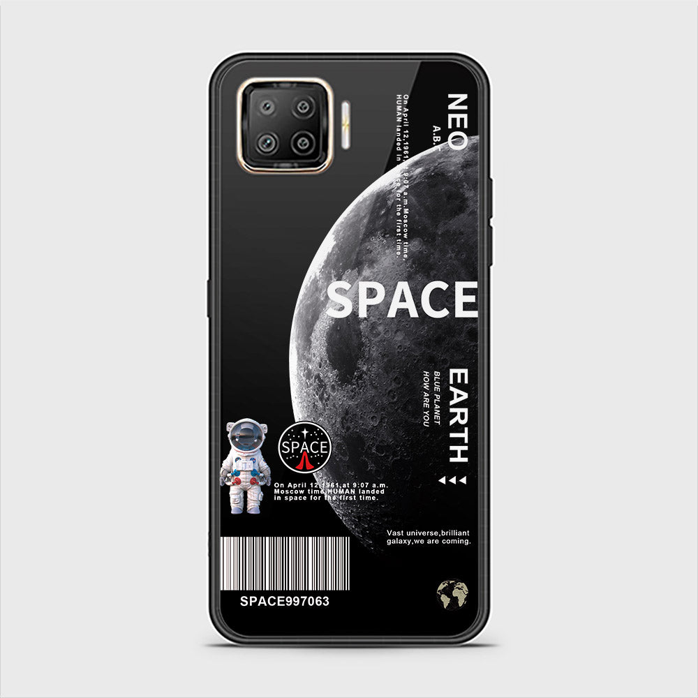 Oppo F17 Pro Cover - D1- Limitless Series - HQ Ultra Shine Premium Infinity Glass Soft Silicon Borders Case ( Fast Delivery )