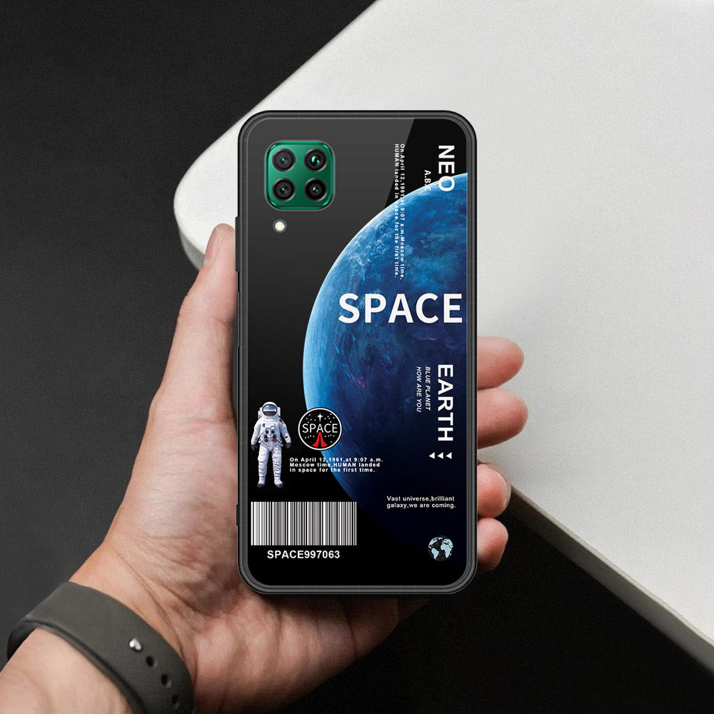 Huawei Nova 7i Cover - Limitless Series - HQ Ultra Shine Premium Infinity Glass Soft Silicon Borders Case