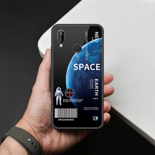 Huawei P20 Lite Cover - Limitless Series - HQ Ultra Shine Premium Infinity Glass Soft Silicon Borders Case