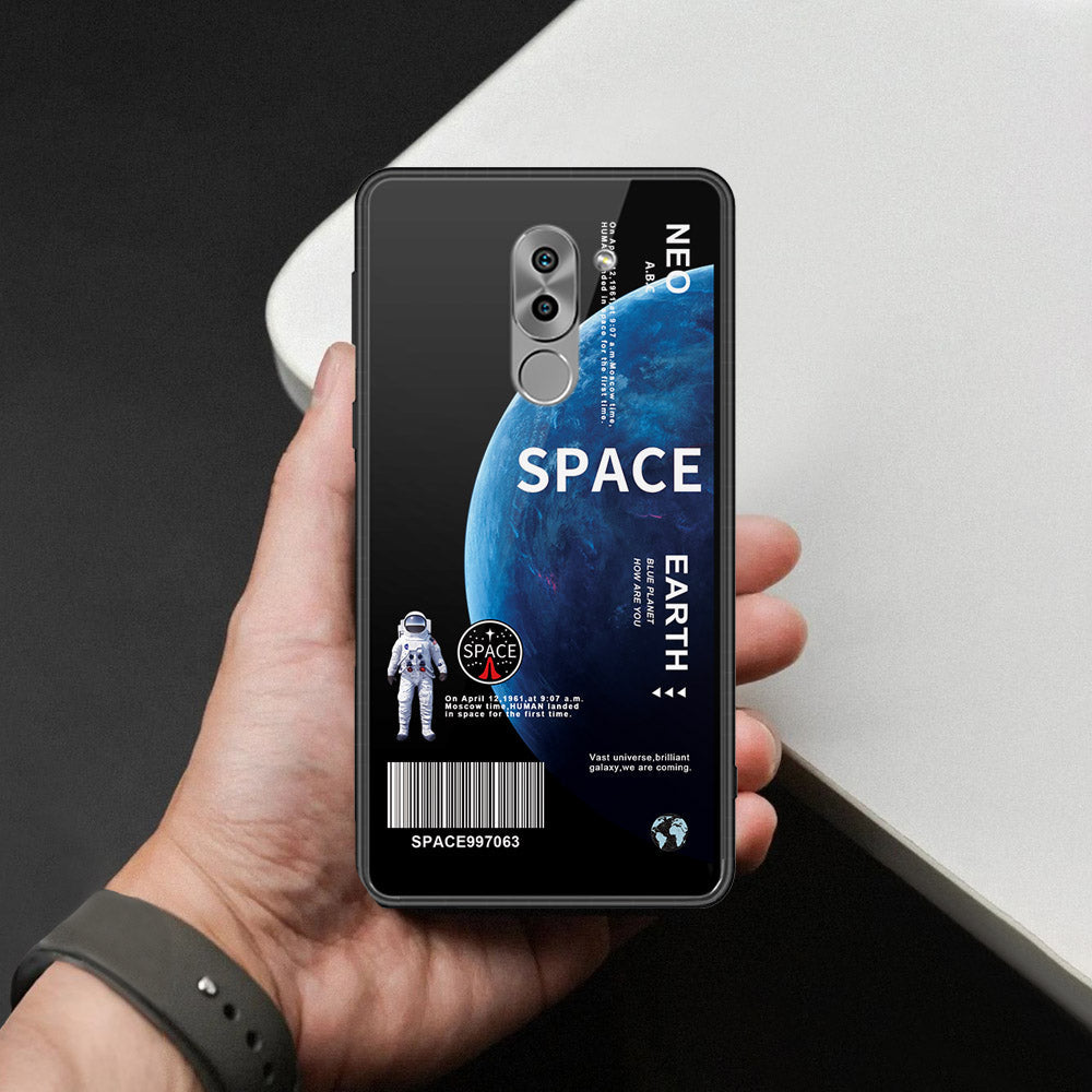 Huawei Honor 6X Cover - Limitless Series - HQ Ultra Shine Premium Infinity Glass Soft Silicon Borders Case