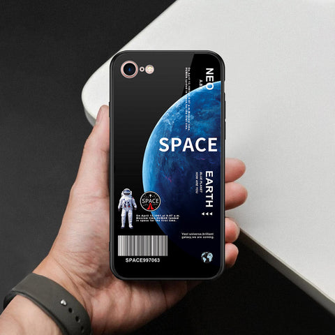 iPhone SE 2022 - Limitless Series - HQ Ultra Shine Premium Infinity Glass Soft Silicon Borders Case