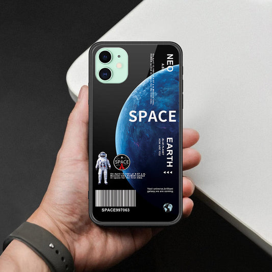 iPhone 11 - Limitless Series - HQ Ultra Shine Premium Infinity Glass Soft Silicon Borders Case