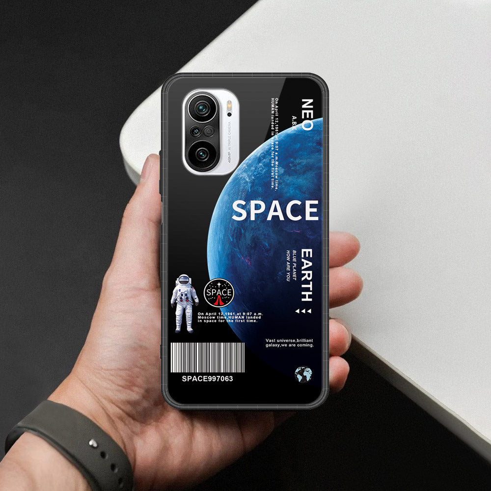 Xiaomi Redmi K40 Cover - Limitless Series - HQ Ultra Shine Premium Infinity Glass Soft Silicon Borders Case