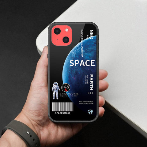 iPhone 13 Mini Cover - Limitless Series - HQ Ultra Shine Premium Infinity Glass Soft Silicon Borders Case