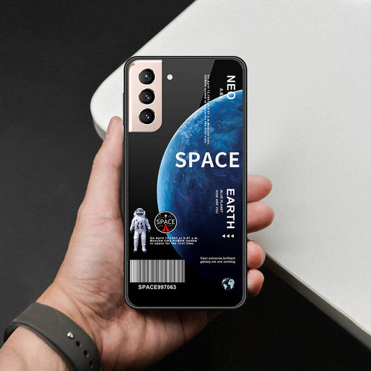 Samsung Galaxy S22 5G Cover - Limitless Series - HQ Ultra Shine Premium Infinity Glass Soft Silicon Borders Case
