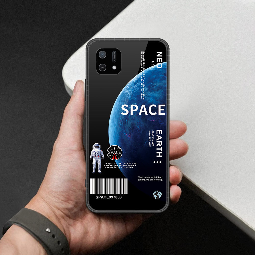 Oppo A16K Cover - Limitless Series - HQ Ultra Shine Premium Infinity Glass Soft Silicon Borders Case