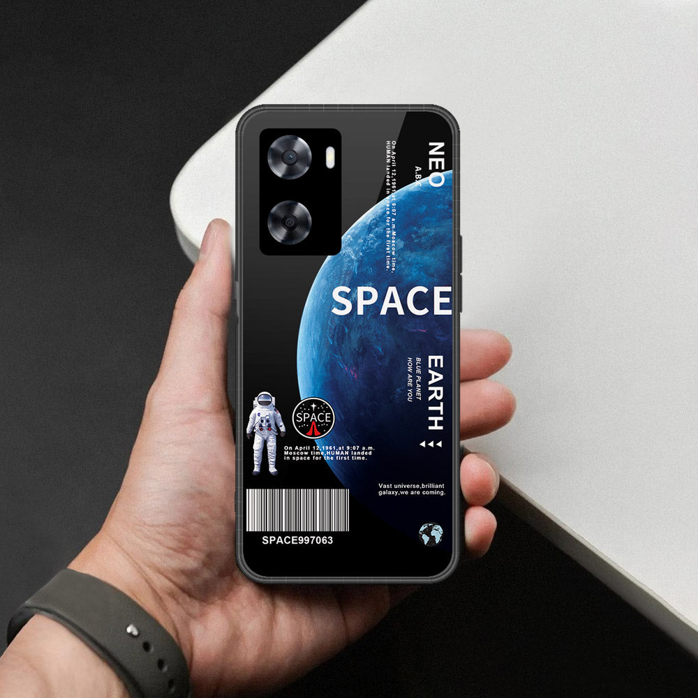 Oppo A77 4G Cover - Limitless Series - HQ Ultra Shine Premium Infinity Glass Soft Silicon Borders Case
