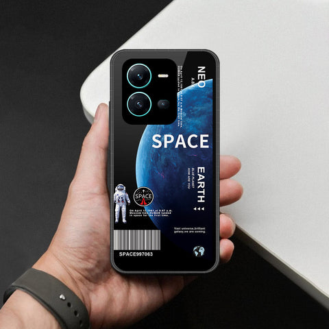 Vivo X80 Lite Cover - Limitless Series - HQ Ultra Shine Premium Infinity Glass Soft Silicon Borders Case