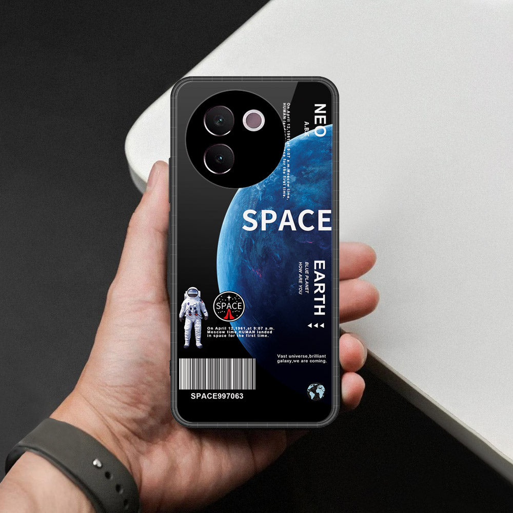 Vivo V30e Cover - Limitless Series - HQ Ultra Shine Premium Infinity Glass Soft Silicon Borders Case