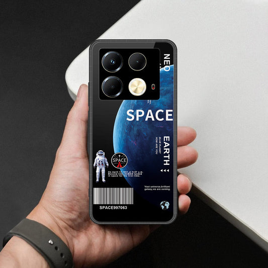Infinix Note 40 Pro 5G Cover - Limitless Series - HQ Ultra Shine Premium Infinity Glass Soft Silicon Borders Case
