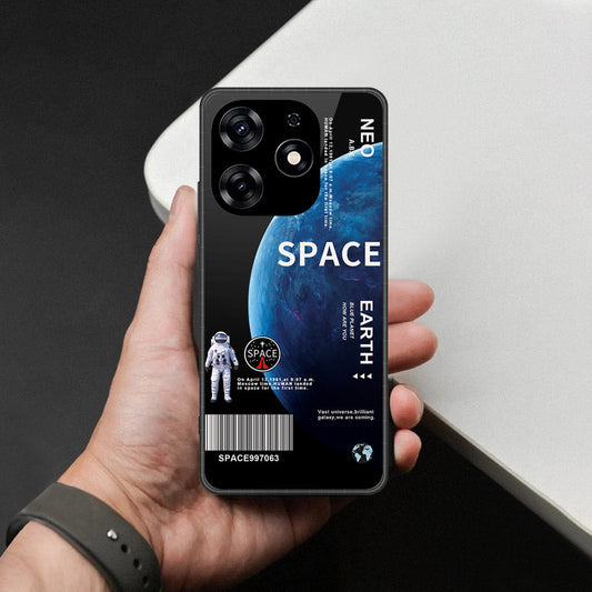 Tecno Spark 10 Pro Cover - Limitless Series - HQ Ultra Shine Premium Infinity Glass Soft Silicon Borders Case