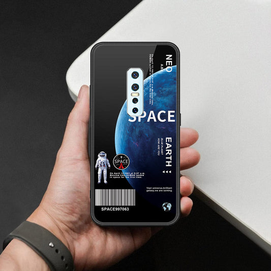 Vivo V17 Pro Cover - Limitless Series - HQ Ultra Shine Premium Infinity Glass Soft Silicon Borders Case