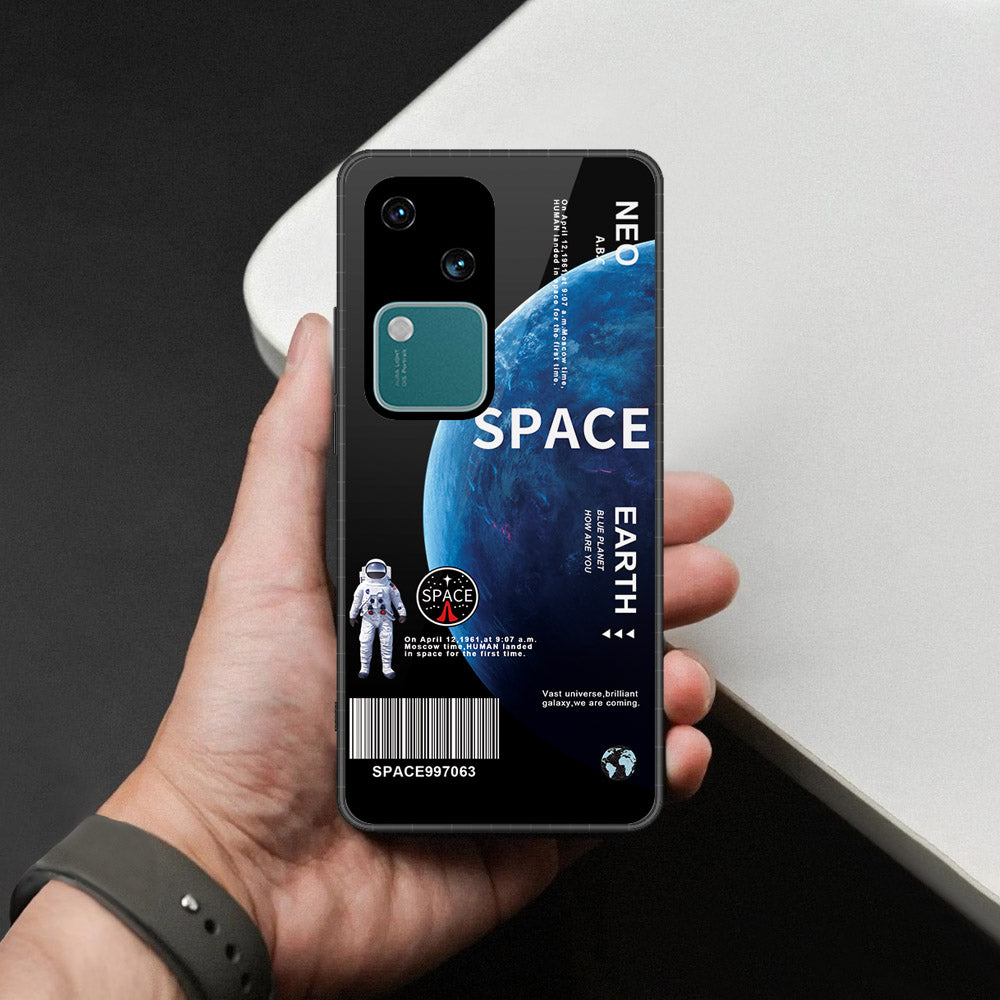 Vivo S18 Cover - Limitless Series - HQ Ultra Shine Premium Infinity Glass Soft Silicon Borders Case