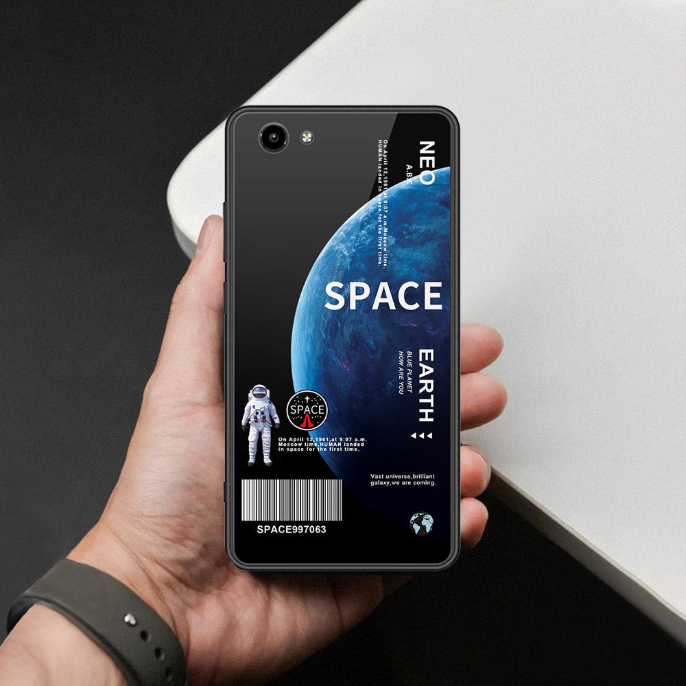 Vivo Y71 Cover - Limitless Series - HQ Ultra Shine Premium Infinity Glass Soft Silicon Borders Case