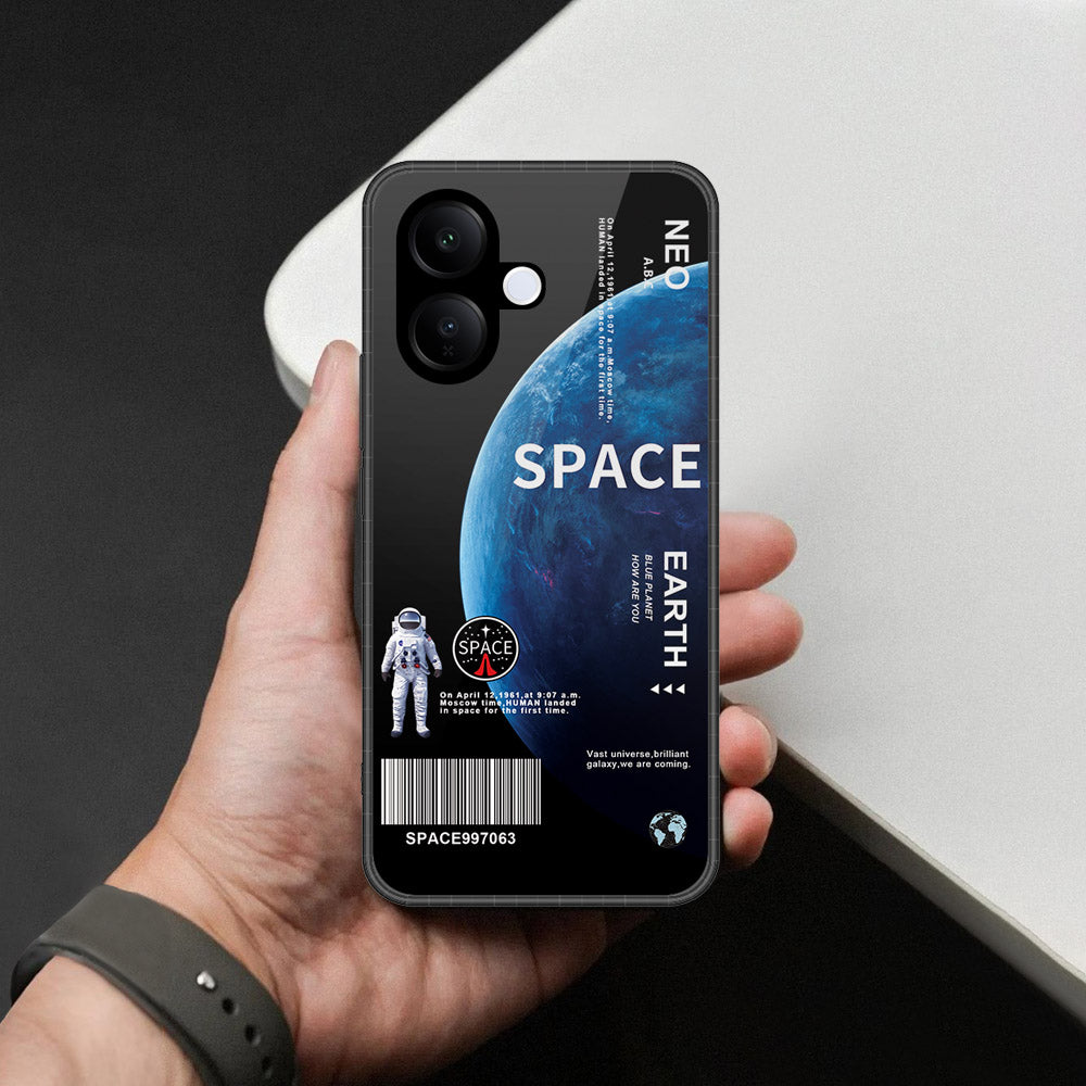 Vivo V40 Lite (IDN) Cover - Limitless Series - HQ Ultra Shine Premium Infinity Glass Soft Silicon Borders Case