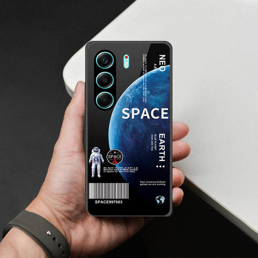 Tecno Camon 40 Pro 5G Cover - Limitless Series - HQ Ultra Shine Premium Infinity Glass Soft Silicon Borders Case