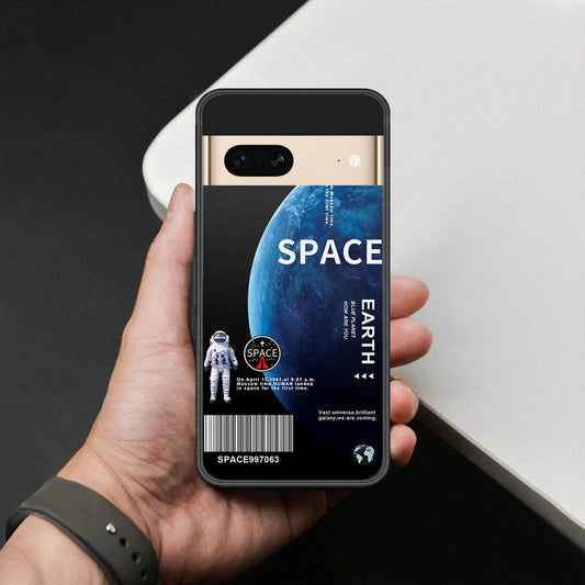 Google Pixel 7 Cover - Limitless Series - HQ Ultra Shine Premium Infinity Glass Soft Silicon Borders Case