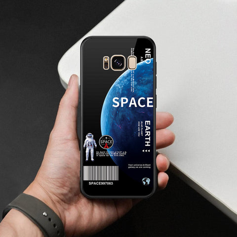 Samsung Galaxy S8 Cover - Limitless Series - HQ Ultra Shine Premium Infinity Glass Soft Silicon Borders Case