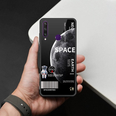 Huawei Y6p Cover - Limitless Series - HQ Ultra Shine Premium Infinity Glass Soft Silicon Borders Case