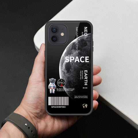 iPhone 12 Mini Cover - Limitless Series - HQ Ultra Shine Premium Infinity Glass Soft Silicon Borders Case