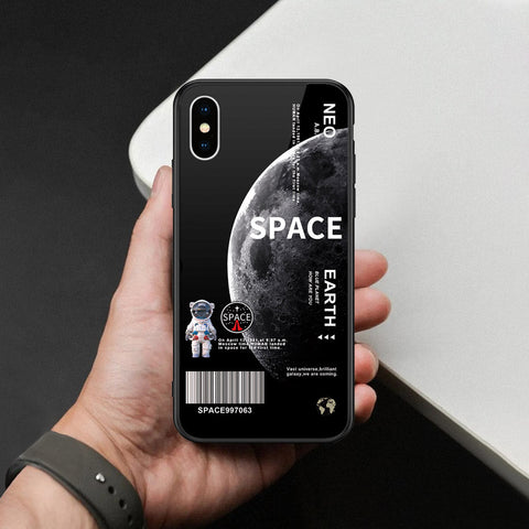 iPhone XS / X - Limitless Series - HQ Ultra Shine Premium Infinity Glass Soft Silicon Borders Case