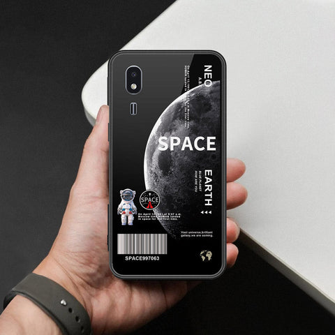 Samsung Galaxy A2 Core Cover - Limitless Series - HQ Ultra Shine Premium Infinity Glass Soft Silicon Borders Case