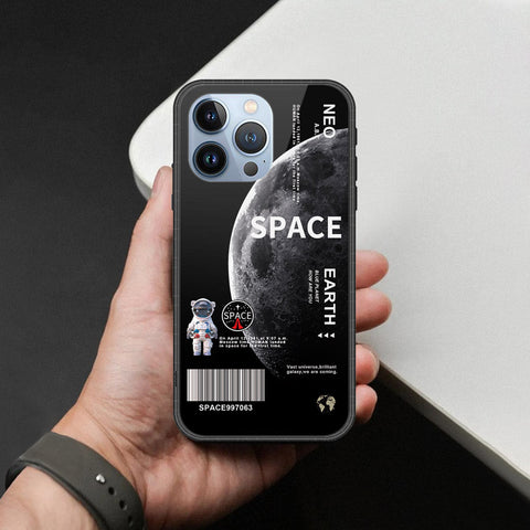 iPhone 13 Pro Cover - Limitless Series - HQ Ultra Shine Premium Infinity Glass Soft Silicon Borders Case