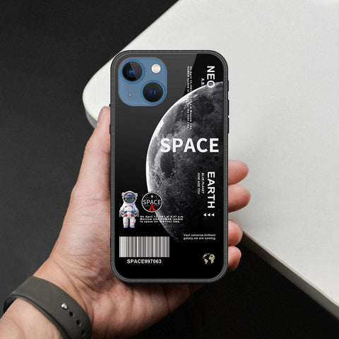 iPhone 13 Cover - Limitless Series - HQ Ultra Shine Premium Infinity Glass Soft Silicon Borders Case