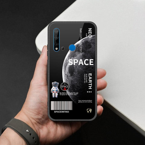 Huawei P20 Lite 2019 Cover - Limitless Series - HQ Ultra Shine Premium Infinity Glass Soft Silicon Borders Case