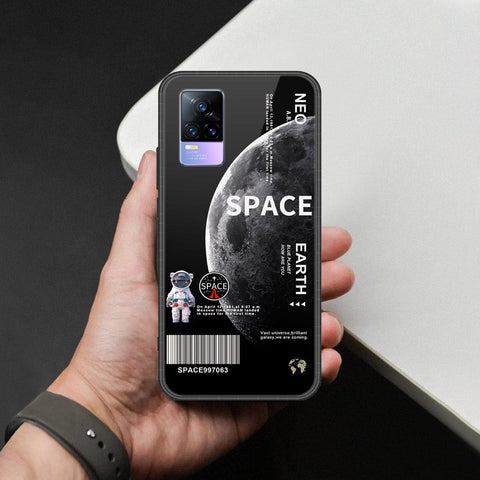 Vivo V21e Cover - Limitless Series - HQ Ultra Shine Premium Infinity Glass Soft Silicon Borders Case