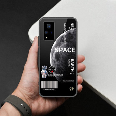 Vivo V21 Cover - Limitless Series - HQ Ultra Shine Premium Infinity Glass Soft Silicon Borders Case