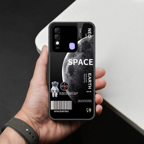 Tecno Spark 8 Cover - Limitless Series - HQ Ultra Shine Premium Infinity Glass Soft Silicon Borders Case