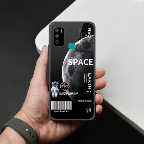 Infinix Hot 9 Play Cover - Limitless Series - HQ Ultra Shine Premium Infinity Glass Soft Silicon Borders Case