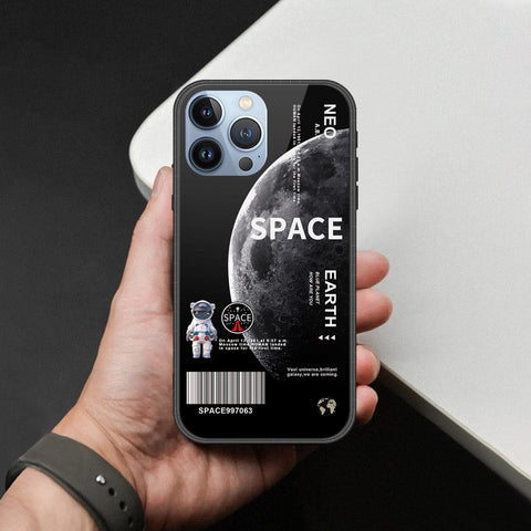 iPhone 14 Pro Max Cover - Limitless Series - HQ Ultra Shine Premium Infinity Glass Soft Silicon Borders Case