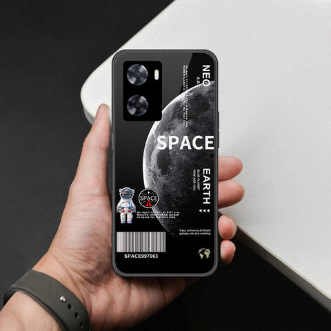 Oppo A57 4G 2022 Cover - Limitless Series - HQ Ultra Shine Premium Infinity Glass Soft Silicon Borders Case