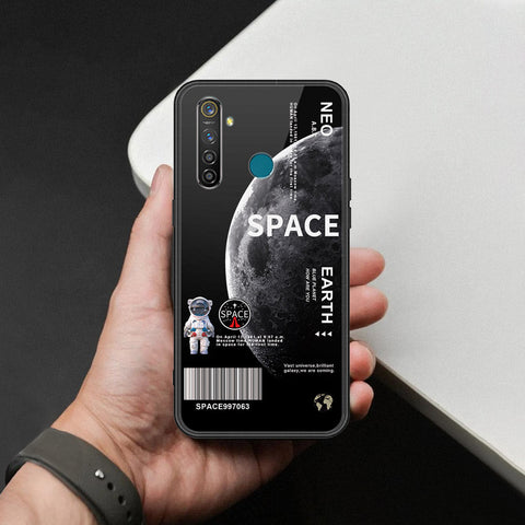 Realme 5 Pro Cover - Limitless Series - HQ Ultra Shine Premium Infinity Glass Soft Silicon Borders Case