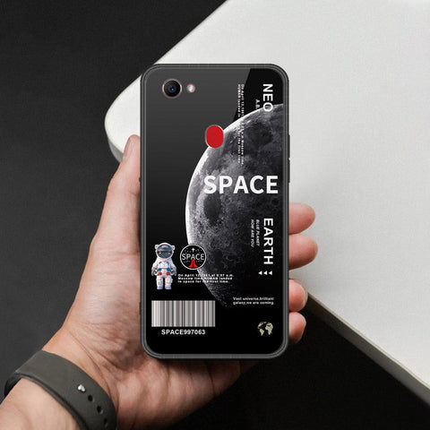 Oppo F7 Cover - Limitless Series - HQ Ultra Shine Premium Infinity Glass Soft Silicon Borders Case