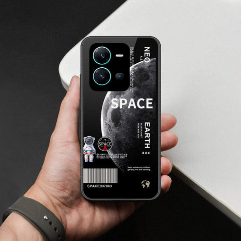 Vivo X80 Lite Cover - Limitless Series - HQ Ultra Shine Premium Infinity Glass Soft Silicon Borders Case