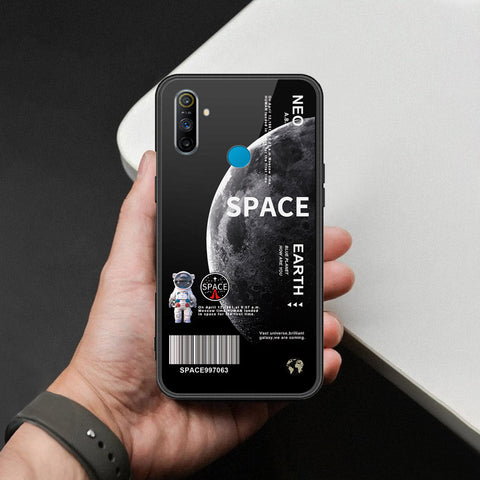 Realme 5i Cover - Limitless Series - HQ Ultra Shine Premium Infinity Glass Soft Silicon Borders Case