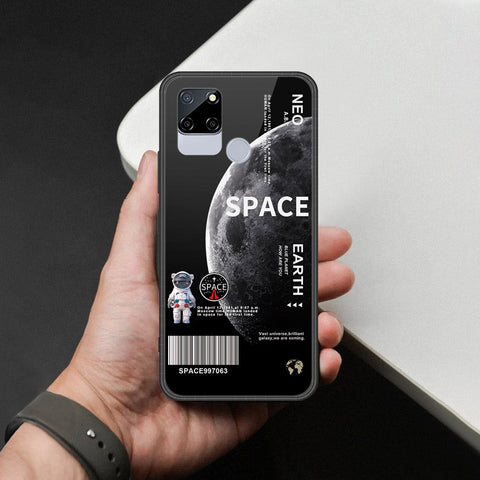 Realme C12 Cover - Limitless Series - HQ Ultra Shine Premium Infinity Glass Soft Silicon Borders Case