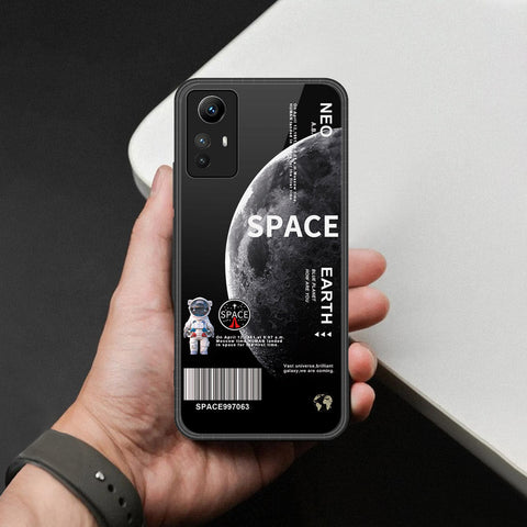 Xiaomi Redmi Note 12S Cover - Limitless Series - HQ Ultra Shine Premium Infinity Glass Soft Silicon Borders Case