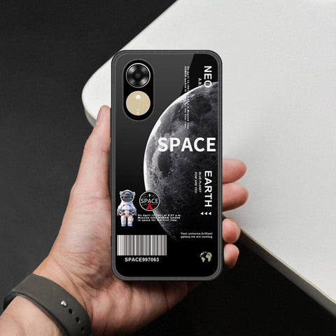 Oppo A17k Cover - Limitless Series - HQ Ultra Shine Premium Infinity Glass Soft Silicon Borders Case