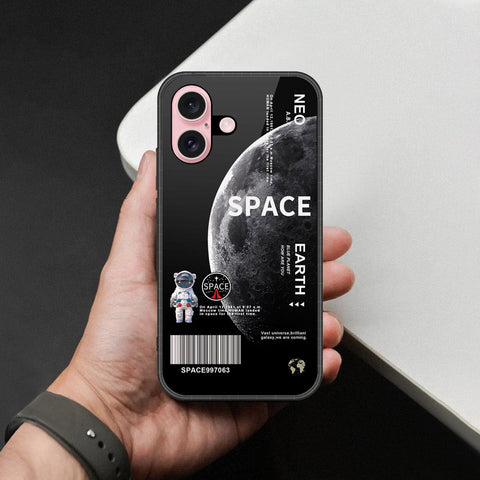 iPhone 16 - Limitless Series - HQ Ultra Shine Premium Infinity Glass Soft Silicon Borders Case