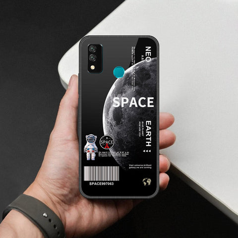 Huawei Y8s Cover - Limitless Series - HQ Ultra Shine Premium Infinity Glass Soft Silicon Borders Case