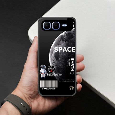 Infinix Smart 10 Plus Cover - Limitless Series - HQ Ultra Shine Premium Infinity Glass Soft Silicon Borders Case