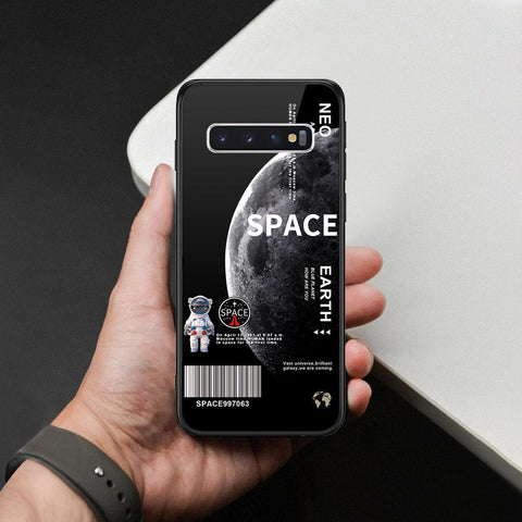 Samsung Galaxy S10 Cover - Limitless Series - HQ Ultra Shine Premium Infinity Glass Soft Silicon Borders Case