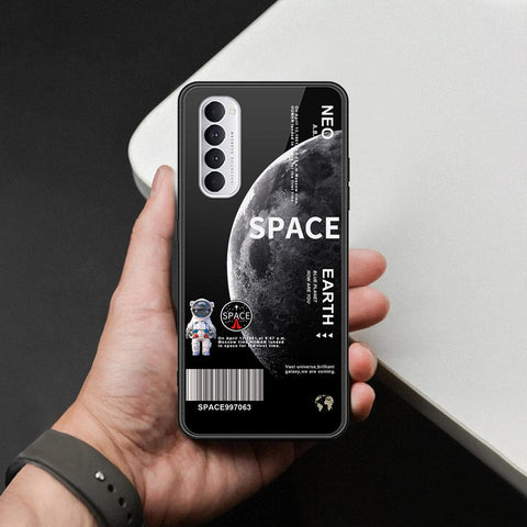 Oppo Reno 4 Pro Cover - Limitless Series - HQ Ultra Shine Premium Infinity Glass Soft Silicon Borders Case