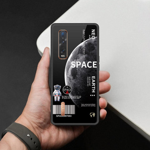 Oppo Find X2 Pro Cover - Limitless Series - HQ Ultra Shine Premium Infinity Glass Soft Silicon Borders Case