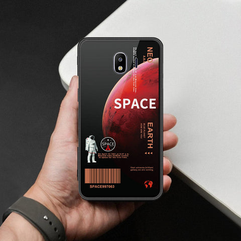 Samsung Galaxy J4 2018 Cover - Limitless Series - HQ Ultra Shine Premium Infinity Glass Soft Silicon Borders Case