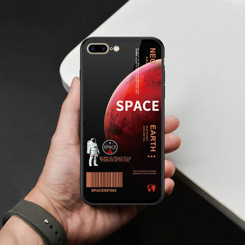 iPhone 8 Plus / 7 Plus - Limitless Series - HQ Ultra Shine Premium Infinity Glass Soft Silicon Borders Case